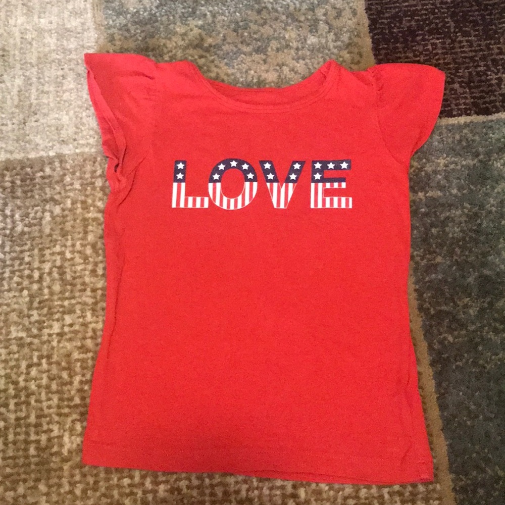 Red white and blue LOVE